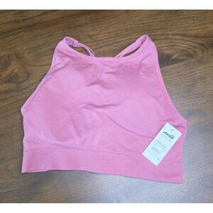 Avia Women’s Plus Medium Support Seamless High Neck Strappy Back Sports Bra XXXL